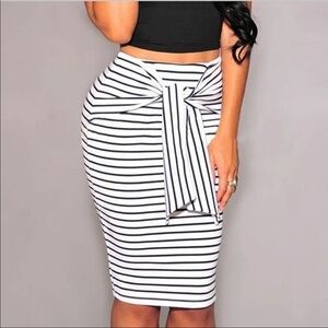 Striped skirt